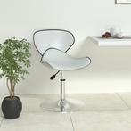 vidaXL Tabouret de bar Blanc Similicuir, Huis en Inrichting, Barkrukken, Verzenden