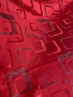 sanleuciotopquality - Prachtig modern rood zijden tafelkleed