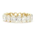 Bague - 18 carats Or jaune - 7.00ct. tw. Diamant (Cultivé en