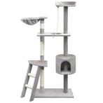vidaXL Kattenkrabpaal met sisal krabpalen 150 cm grijs, Verzenden, Nieuw