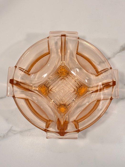 Eetservies - Glas - Art deco glazen schaal, Antiek en Kunst, Curiosa en Brocante