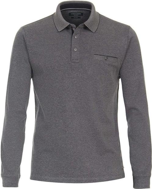 Casa Moda Polo Long Sleeves Grijs maat Maat 48/50 (M) Heren, Vêtements | Hommes, Pulls & Vestes, Envoi