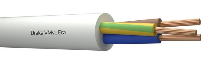 Draka VMVL 3G2.5 Klasse 5 Flexibele Vinyl Stroomkabel -, Doe-het-zelf en Bouw, Elektriciteit en Kabels, Verzenden