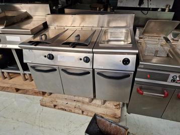 Mareno 2 pans gasfriteuse en Au bain marie 2x 15L, Ophalen of Verzenden, Nieuw in verpakking