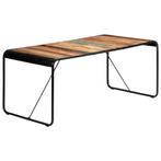 vidaXL Eettafel 180x90x76 cm massief gerecycled hout, Verzenden, Nieuw