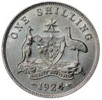 Australie. George V (1910-1936). 1 Shilling Shilling 1924-(m, Timbres & Monnaies, Monnaies | Europe | Monnaies non-euro