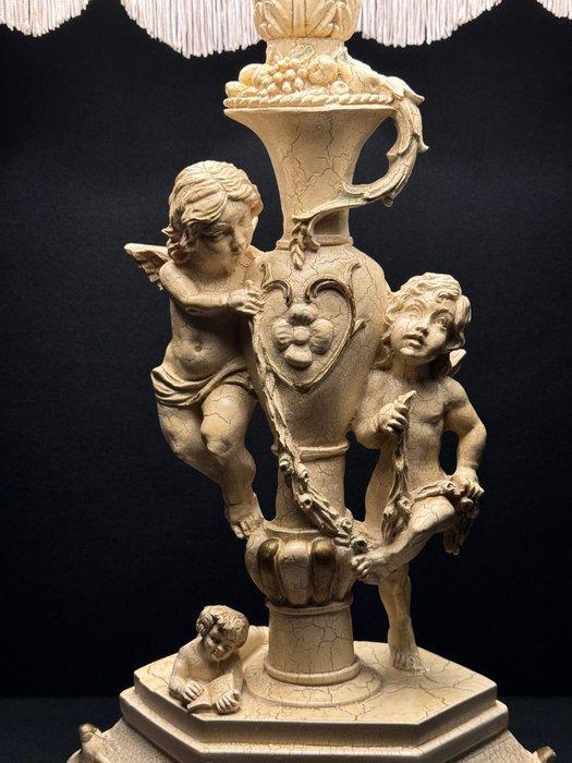 Tafellamp - Hars - lampstijl barok, Antiek en Kunst, Curiosa en Brocante