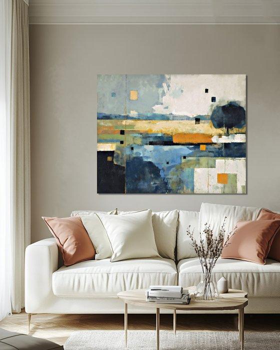 Chrystian Milanowski - The Geometric Landscape - XL, Antiek en Kunst, Kunst | Designobjecten