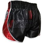 Booster Muay Thai Short Ad Vintage Shield Zwart Rood, Verzenden, Vechtsport, Nieuw, Booster