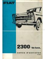 1965 FIAT 2300 DE LUXE INSTRUCTIEBOEKJE FRANS, Ophalen of Verzenden