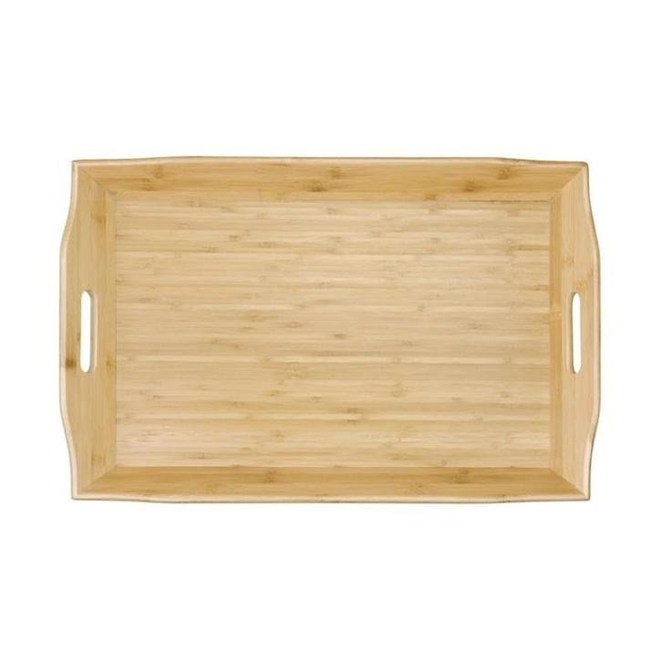 Dienblad | Bamboehout | Stapelbaar | 584x381x76(h)mm, Zakelijke goederen, Horeca | Keukenapparatuur, Nieuw in verpakking, Verzenden