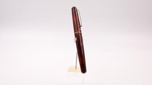 Montegrappa - Elmo 01 - Mahogoni - Palladium Trims, Verzamelen, Pennenverzamelingen