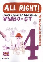 All Right! 4 vmbo-gt workbook 9789034576941, Lemmens, Verzenden