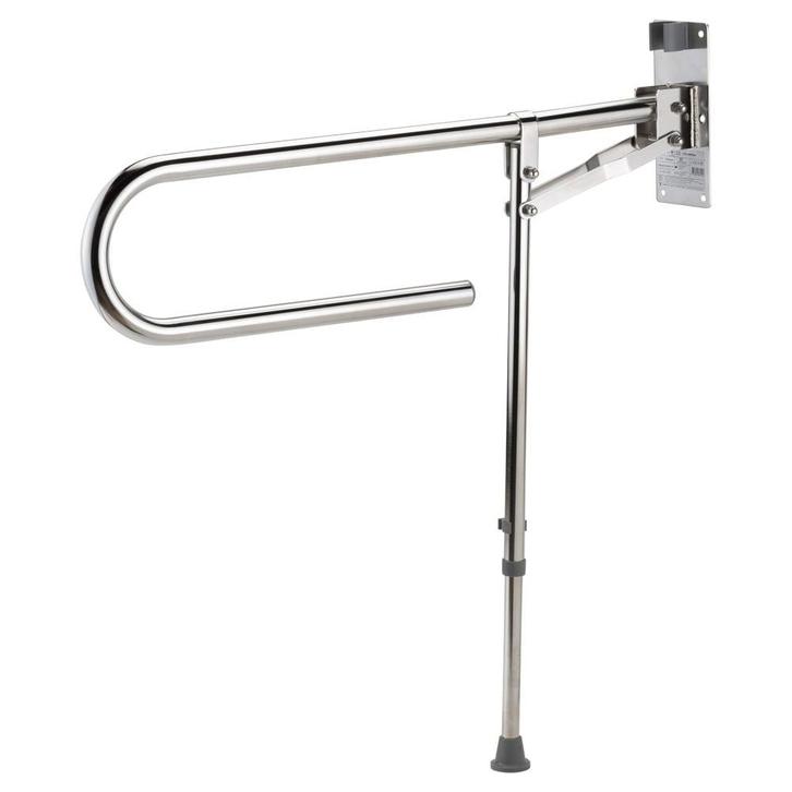 Toiletbeugel met steunpoot 85 cm RVS, Diversen, Verpleegmiddelen, Ophalen of Verzenden