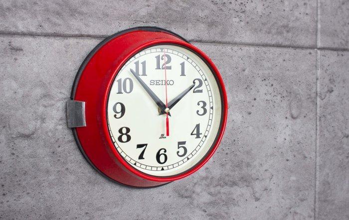 Horloge murale - Seikosha CO. LTD Seiko - Acier, Bakélite,, Antiquités & Art, Antiquités | Assiettes décoratives & Carrelages