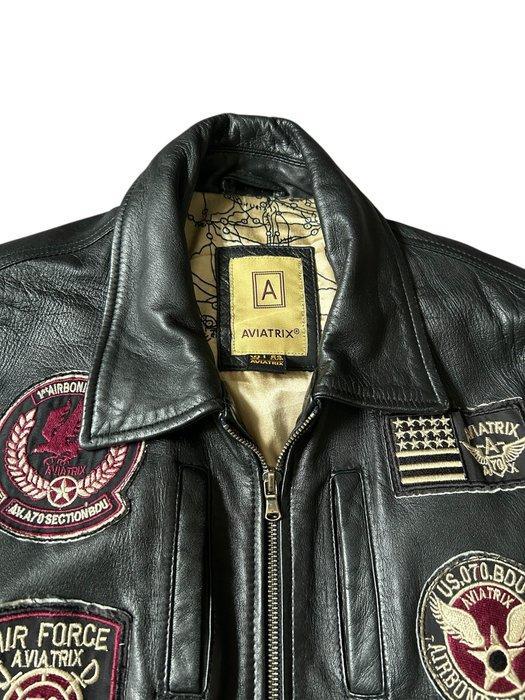 Aviatrix - Leren jas - Vintage, Antiquités & Art, Antiquités | Assiettes décoratives & Carrelages