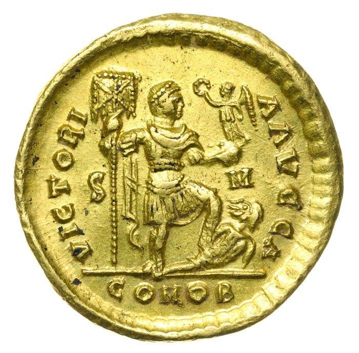 Romeinse Rijk. Arcadius (383-408 n.Chr.). Solidus Sirmium, Postzegels en Munten, Munten | Europa | Niet-Euromunten