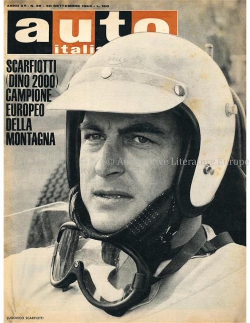 1965 AUTO ITALIANA MAGAZINE 39 ITALIAANS, Livres, Autos | Brochures & Magazines, Enlèvement ou Envoi