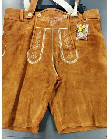 Lederhosen bruin echt leder beschikbaar voor biedingen
