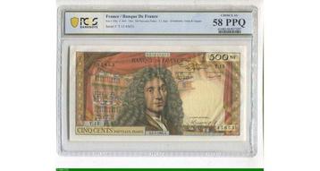 France. - 500 Nouveaux Francs - 02/01/1964 - Molière - Pick disponible aux enchères