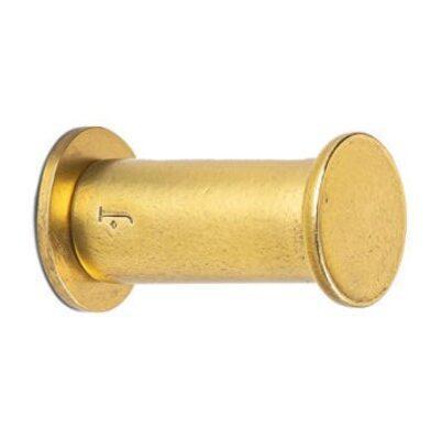 Kapstokhaak Jolie Rieu rond 20 mm antiek goud, Doe-het-zelf en Bouw, Hang- en Sluitwerk, Klink of Kruk, Nieuw, Overige materialen