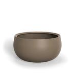 Polyester plantenbak Lora Ø100x50cm - Met bodem, Kunststof, 100 cm of meer, Rond, Nieuw