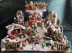 Kerstdecoratie - Compleet ingericht en verlicht kerstdorp, Diversen, Nieuw