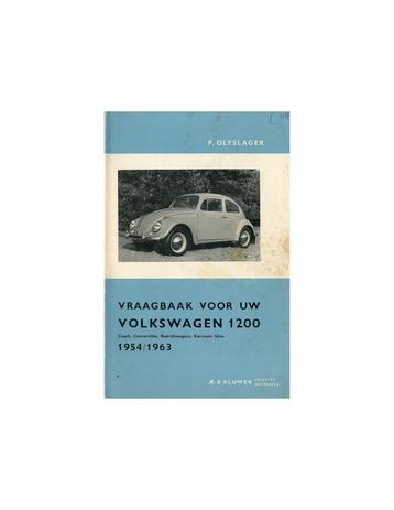 1954 -1963 VOLKSWAGEN 1200 VRAAGBAAK NEDERLANDS, Autos : Divers, Modes d'emploi & Notices d'utilisation
