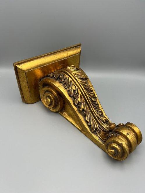 schitterende goudkleurige houten wand console - Support -, Antiquités & Art, Antiquités | Autres Antiquités