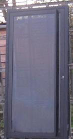 aluminium voordeur , deur , buitendeur 110 x 222 zwart 9005, Ophalen of Verzenden, Buitendeur