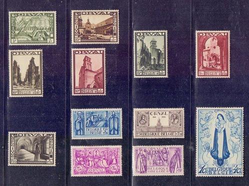 België 1933 - Volledige Jaargang met Grote Orval en Kruis, Postzegels en Munten, Postzegels | Europa | België