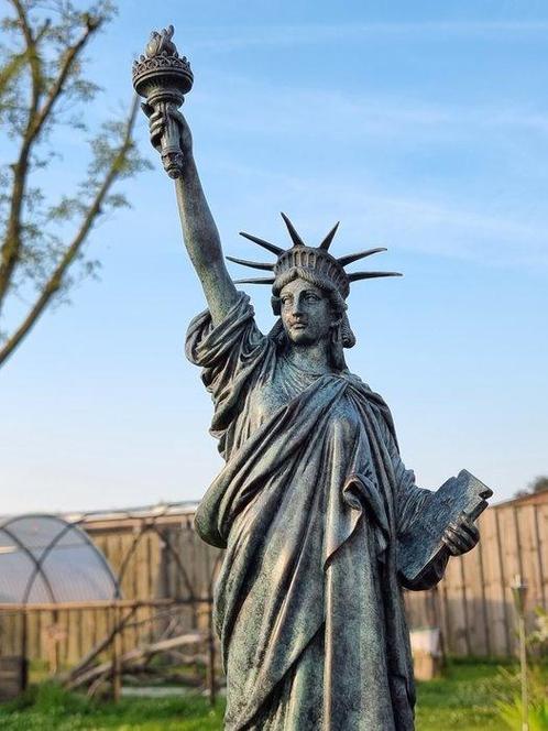 Beeld, XL Bronze Statue of Liberty - 60.5 cm - Brons, Antiek en Kunst, Kunst | Designobjecten