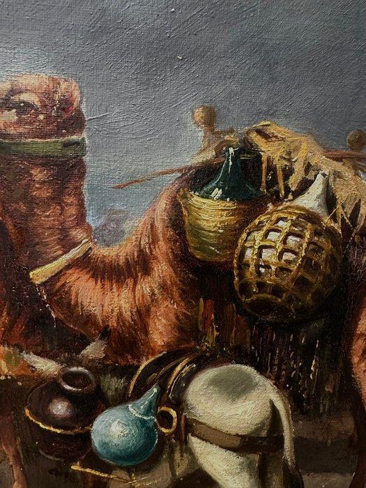 Tito Pellicciotti (1871-1950) - Scena orientalista, Antiek en Kunst, Kunst | Schilderijen | Klassiek