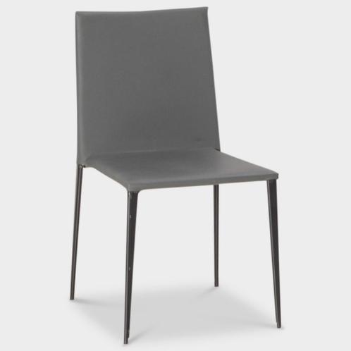 Arper Norma vergaderstoel, antra, leder, vast onderstel, Huis en Inrichting, Stoelen, Gebruikt, Ophalen of Verzenden