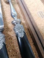 YTOURNEL Coutelier orfèvre - Serveergerei (12) - Ebbenhout -, Antiek en Kunst