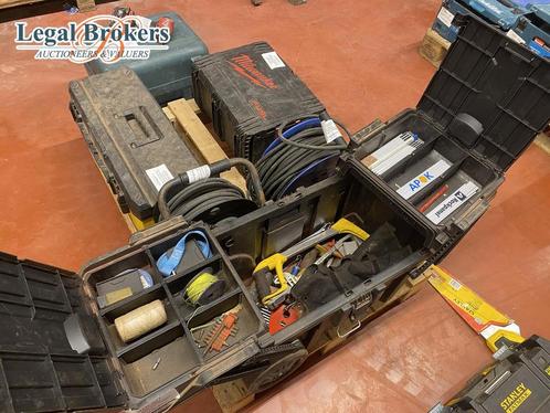 Rolkoffer met handgereedschap, Doe-het-zelf en Bouw, Gereedschap | Overige machines, Zo goed als nieuw, Ophalen of Verzenden