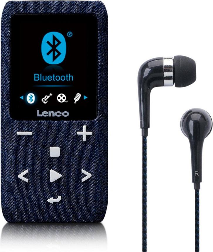 MP3 Speler met Bluetooth - Inc. 8GB SD - Blauw - Lenco - XEM, TV, Hi-fi & Vidéo, Lecteurs Mp3 | Marques Autre, Envoi