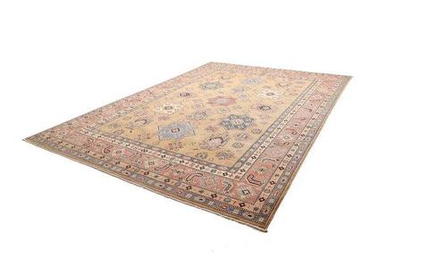 Kazak - Vloerkleed - 372 cm - 268 cm - Handgemaakt - niet, Huis en Inrichting, Stoffering | Tapijten en Vloerkleden