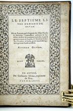 Nicolas De Herberay - Le septiesme livre dAmadis de Gaule -, Antiek en Kunst