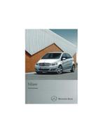 2010 MERCEDES BENZ B KLASSE INSTRUCTIEBOEKJE DUITS, Ophalen of Verzenden