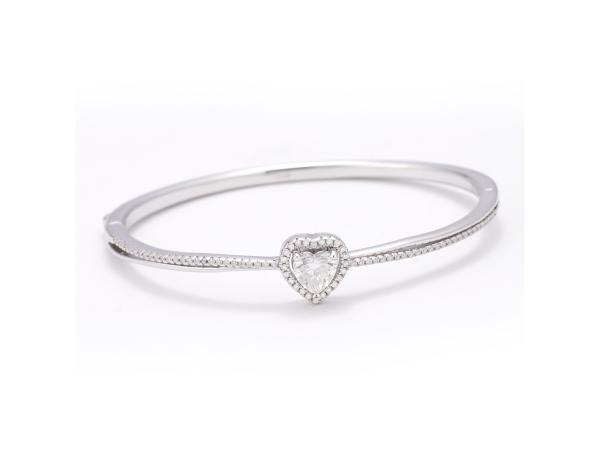 Veiling - Armband hart briljant Moissaniet 1.50 carat, Bijoux, Sacs & Beauté, Bracelets