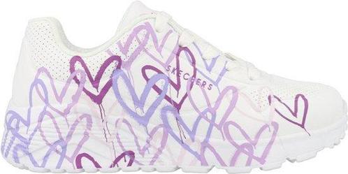 Skechers Uno Lite - Spread The Love - Meisjes Sneakers - Wit, Handtassen en Accessoires, Uiterlijk | Parfum, Nieuw, Verzenden