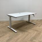 Tweedehands Steelcase slinger zit-sta bureau 160x80 cm, max, In hoogte verstelbaar, Gebruikt, Stabureau