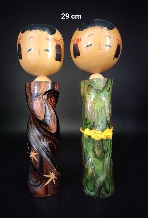 Okamoto, Usaburo - Beeldje, Twee prachtige Vintage, Antiek en Kunst, Curiosa en Brocante