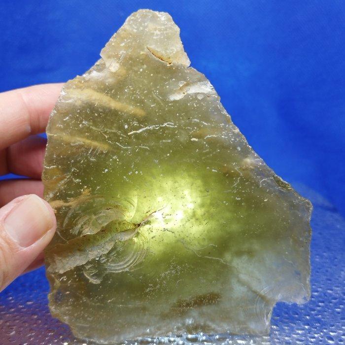 XL Museum, Libisch Woestijnglas. Met Gaten & Bubbels!!!, Verzamelen, Mineralen en Fossielen