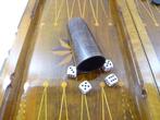 Backgammon en marqueterie Jacquet Tric Trac, avec 30 palets,