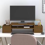 vidaXL Monitorstandaard 70x27,5x15 cm massief grenenhout, Computers en Software, Verzenden, Nieuw