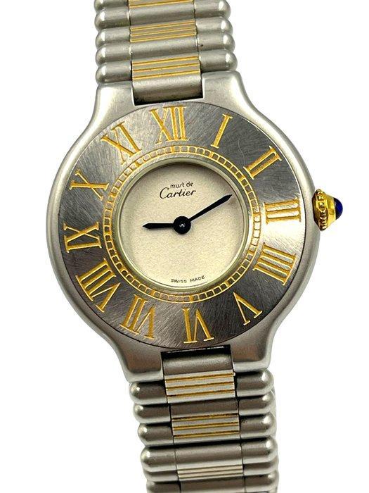 Cartier - Must de Cartier 21 - Zonder Minimumprijs - 9010 -, Handtassen en Accessoires, Horloges | Heren