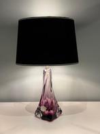 Val Saint Lambert - René Delvenne - Lampe de table - Cristal, Antiek en Kunst