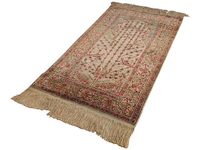 Hereke Zijde - Tapijt - 95 cm - 57 cm, Huis en Inrichting, Stoffering | Tapijten en Vloerkleden
